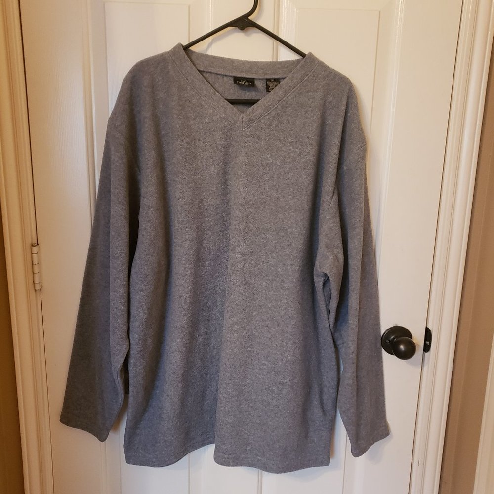 Men's RedHead 2XL Gray long sleeve v-neck sweater